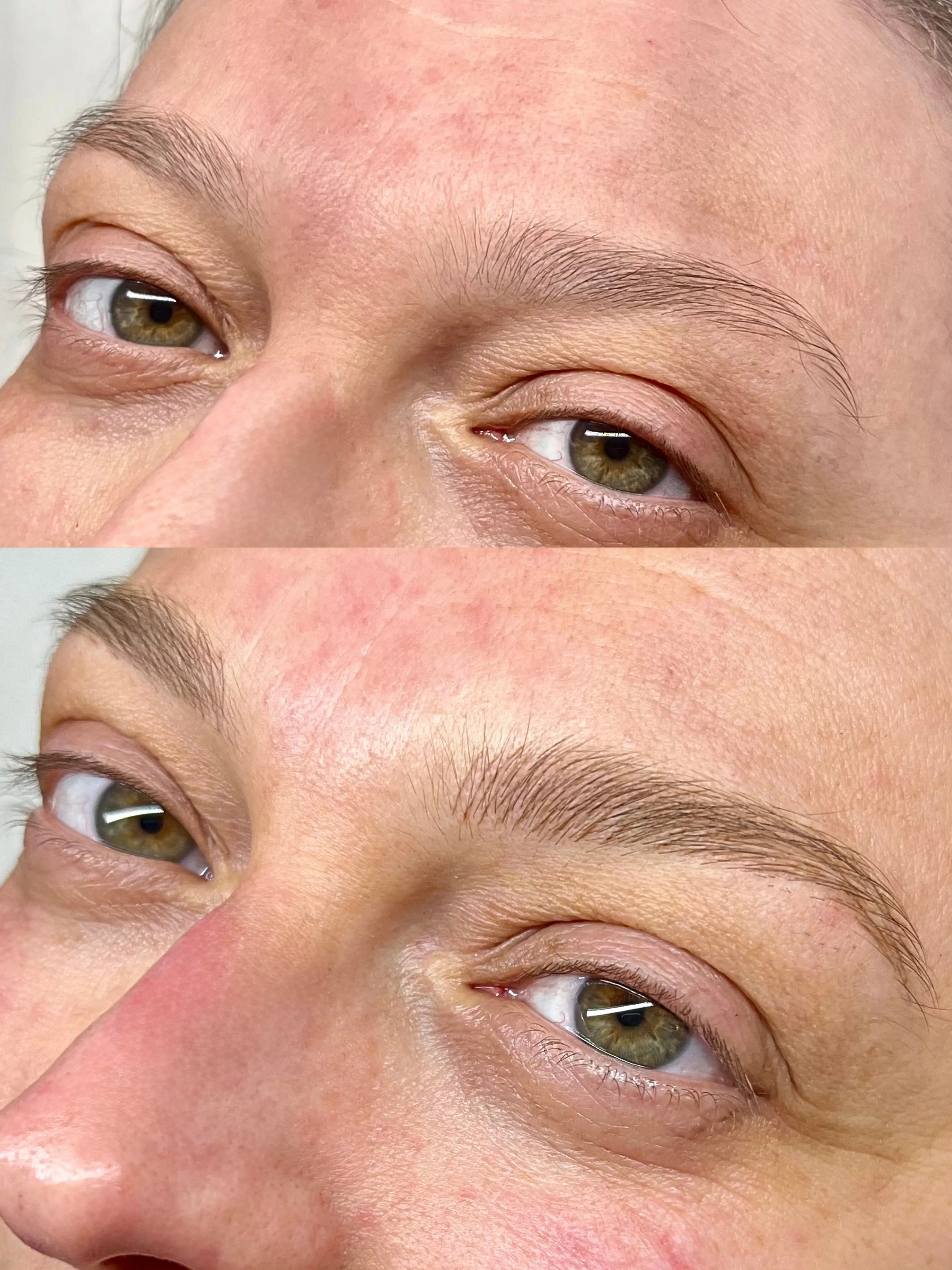 DCPC client — mature Blonde Women Microblading
